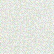 COTTON SHEETING CONFETTI DOTS, 44/45IN  IVORY/PASTEL